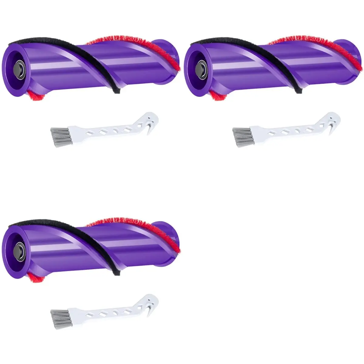 BHBD-3X Brush Roller For Dyson V8 Vacuum Cleaner, Replacement Brush Roll Bar, Compared To Part 967485-01