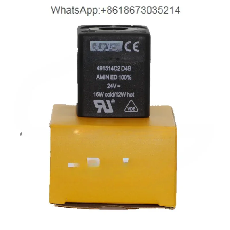 bobina da válvula solenóide 491514 C2 D4B DC24V 16W