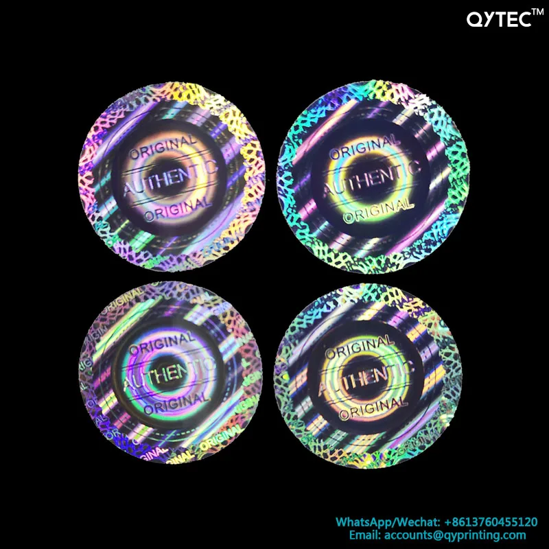 20x20mm 100 Uds plata oro Original auténtico garantía a prueba de manipulaciones etiquetas de sello de caja de seguridad VOID pegatinas de holograma