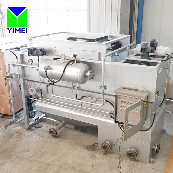 wastewater treatment plant dissolved air flotation machine dissolved air flotation units sewage waste water treatment system