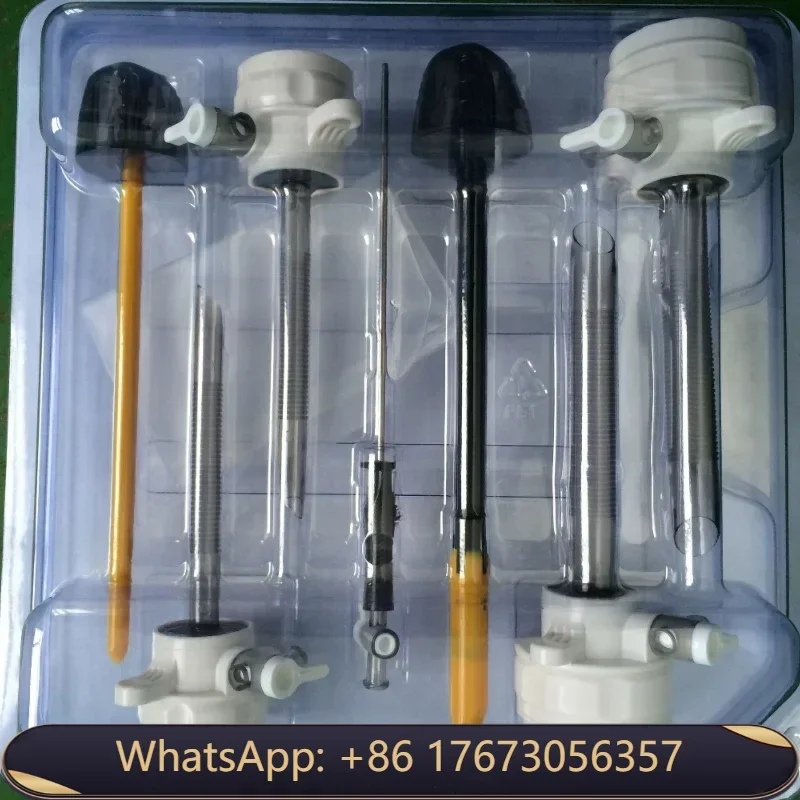 

Disposable Bladedless Trocar Instruments Cannula Kit 5mm 10mm Laparoscopic Surgical Instruments