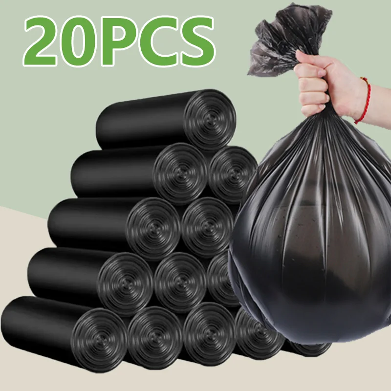 20PCS Biodegradable Garbage Bags Disposable Garbage Bags Biodegradable Living Room Kitchen Bedroom Household Cleaning Products