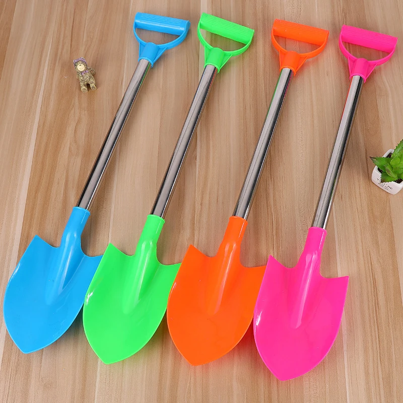 1x Beach Shovel Toy Kids Outdoor Digging Sand Shovel Play Sand Tool Summer Beach Playing Shovels Play House Toy Random Color New