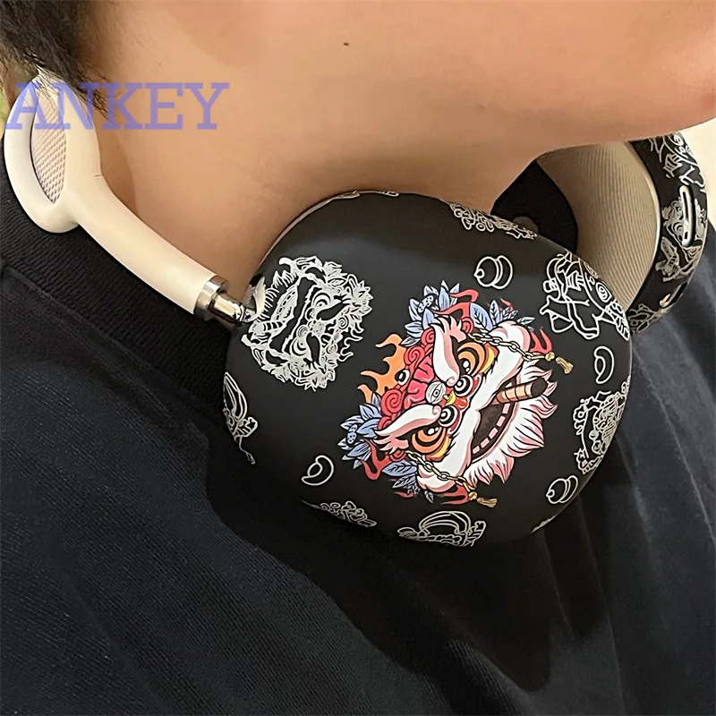 Case for Apple AirPods Max Protective Cute Cartoon Covers Bluetooth Earphone Shell Headphone Portable