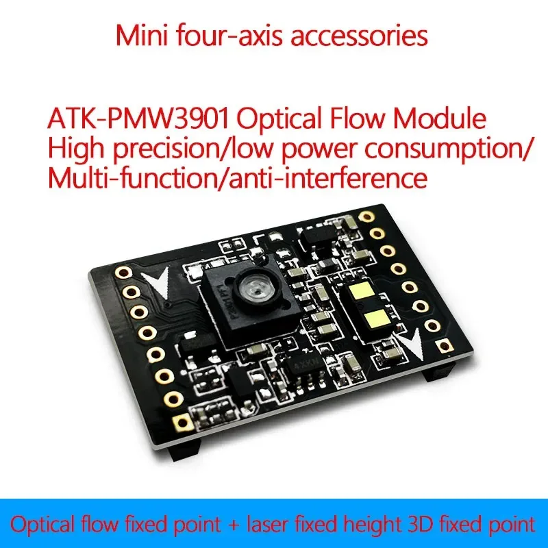 

PMW3901 Модуль оптического потока с фиксированной точкой, лазерный дальномер Minifly, четырехосный, 2 м/4 м, опционально