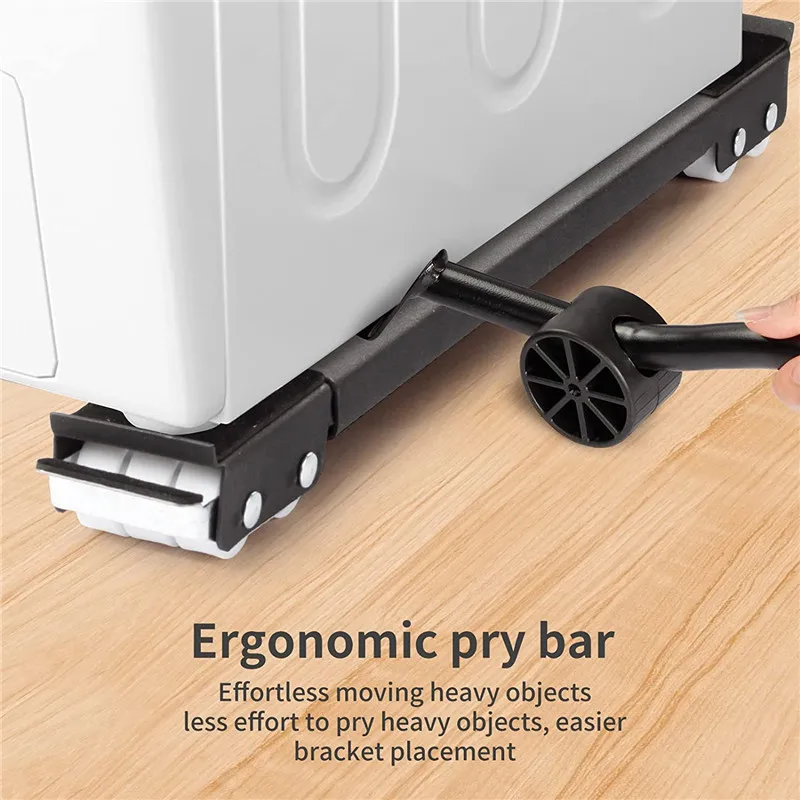 

Washing Machine Base Stand Multi-Functio Trolley Feet Movable Adjustable Telescopic Fridge Stand Wheel for Dryer Refrigerator