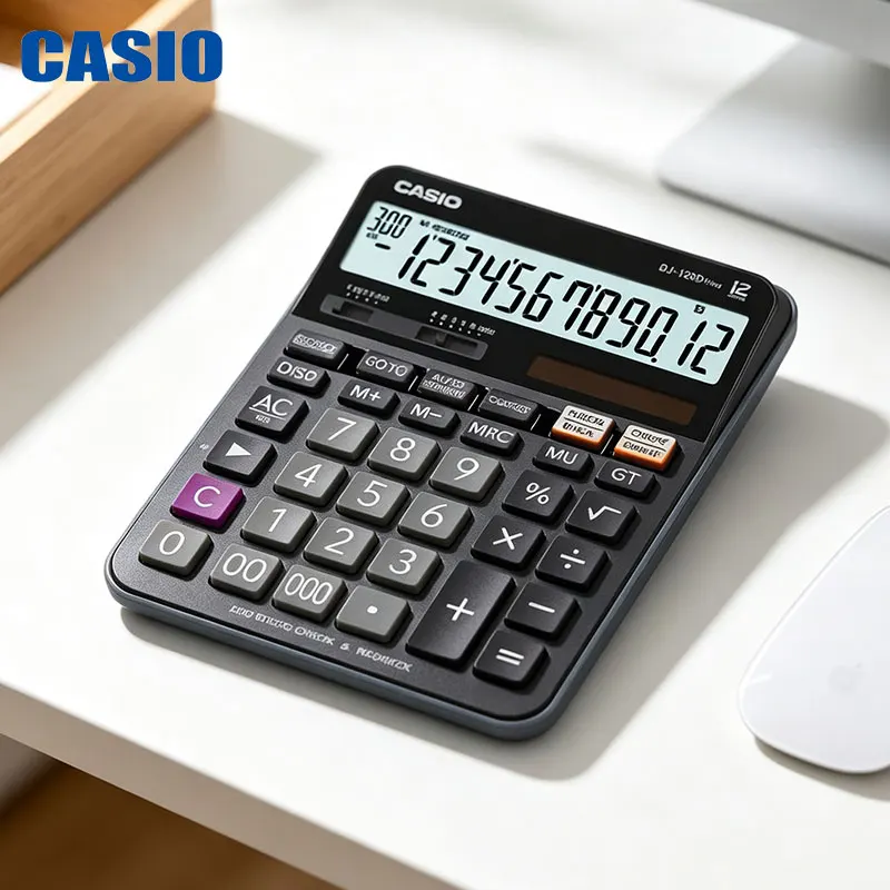 Casio DJ-120D/DX-12B/DX-120B/AX-12B/DH-14 Classic Luxury Business Calculator-Ideal for Finance Department Long-Term Office Work