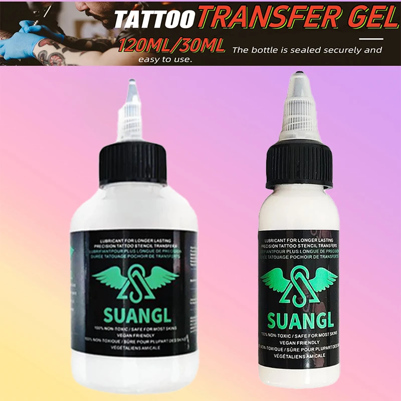 

30/120ML Professional Tattoo Stencil Magic Gel Thermal Copier Tattoo Transfer Stuff Solution Cream Tattoo Ink Set