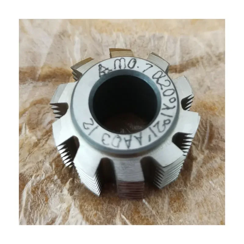 HSS M0.3 M0.4 M0.5 M0.6 M0.7 M0.8 M0.9 M1 M1.25 M1.5 M1.75 M1.9 M2 Module Gear Hob Cutter PA20 degree 8mm and 13mm Hole