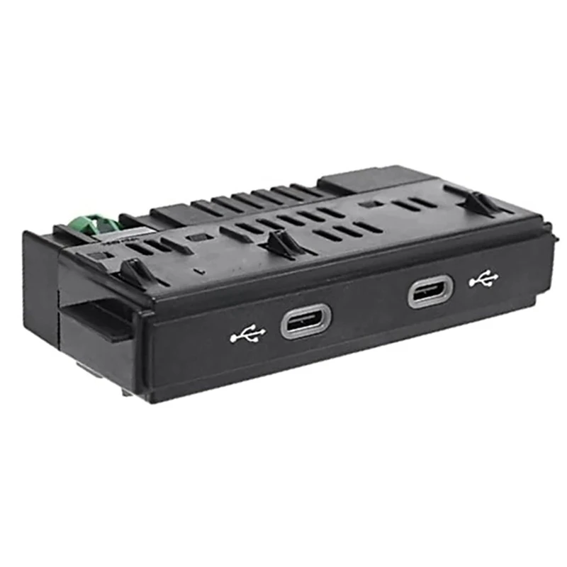 5NA 035736   Conector de enchufe de interfaz tipo C Dual, puerto de carga tipo C para coche, adaptador USB delantero y trasero p