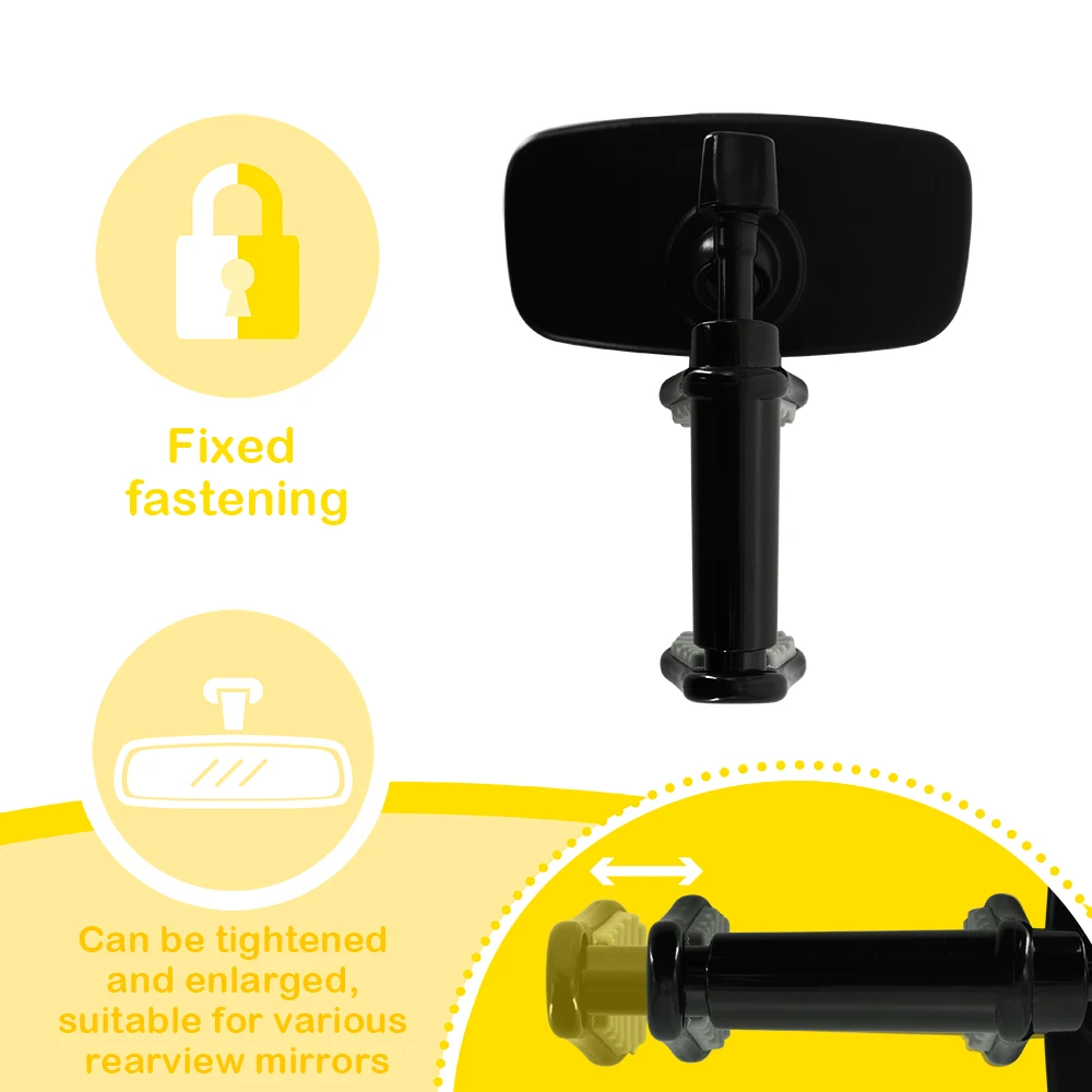 1PC Baby Car Mirror Adjustable Child Observation Safety Mirror Convex Lens with Wide Field of View Shatter-proof Mirror image 5
