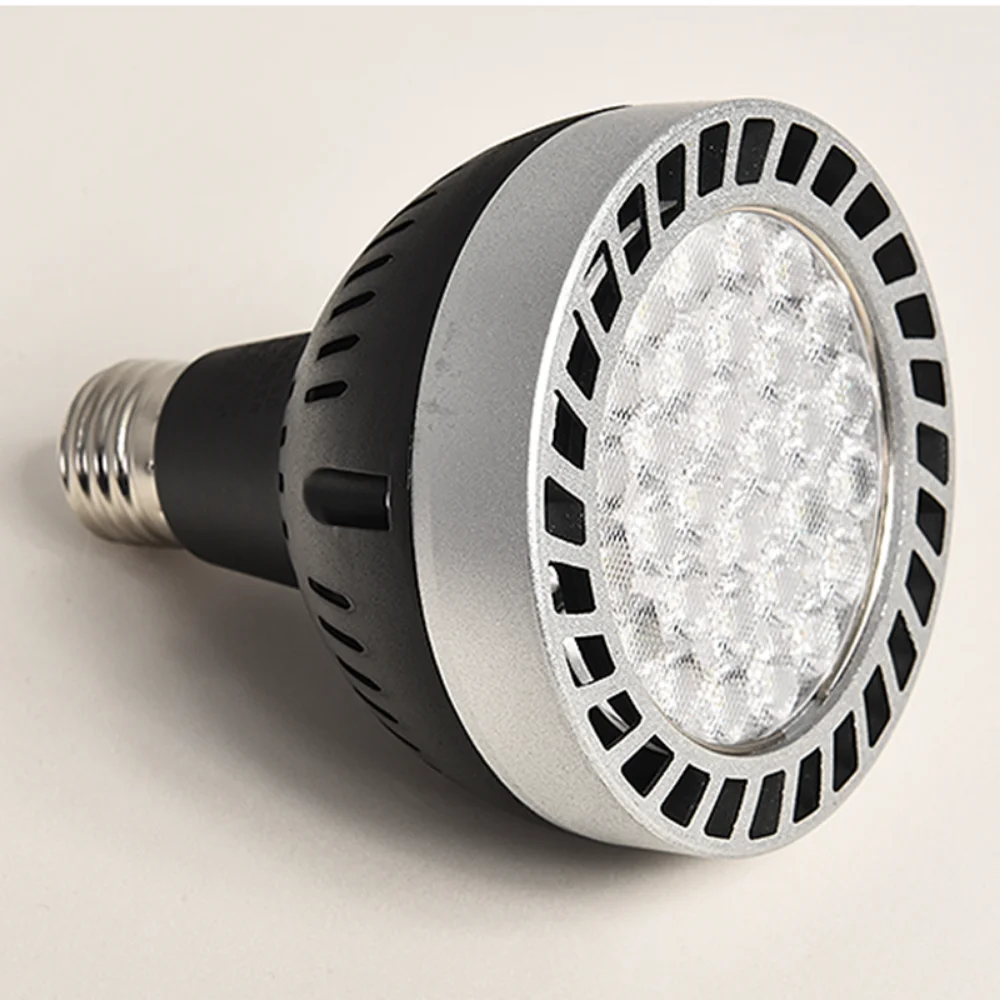 PAR30 LED E27 LAMP 220v Żarówka LED PAR Światło szynowe 45W 30W 3000K 6000K Pokazowy Powódź Ciepły Zimny Neutralny Biały