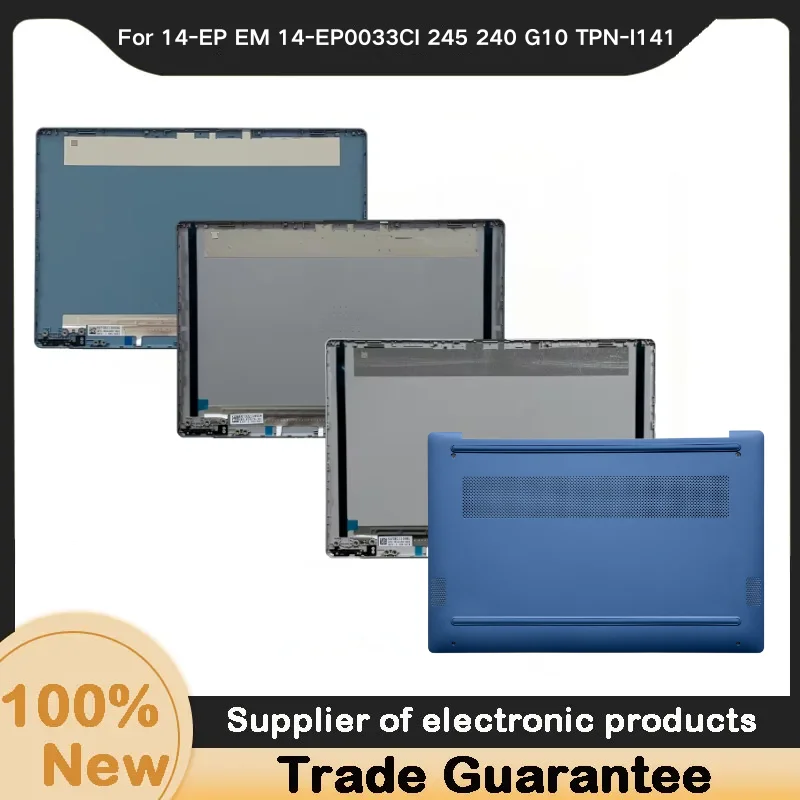 New For Kailxuling 14-EP EM 245 240 G10 TPN-I141 LCD Back Cover/Bottom Case N39526 Gray/Silver/Blue laptop N36309-001 N36306-001