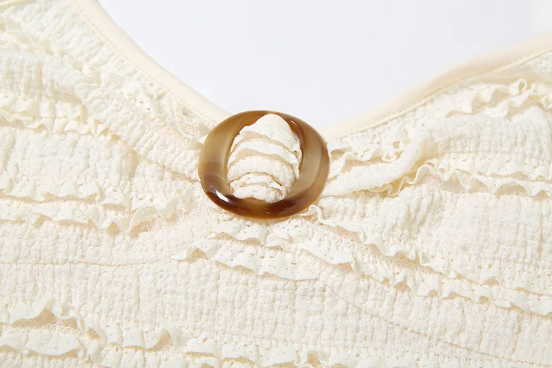 Em camadas de renda babados plissado bodycon maxi vestido feminino sexy sólido rendas halter sem costas férias praia festa longo robe vestidos