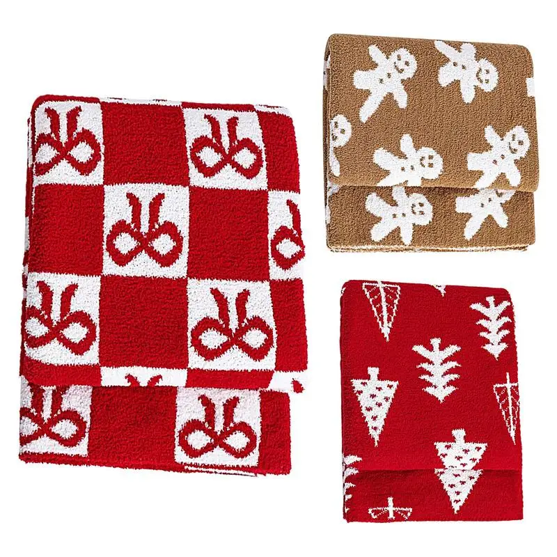 

Gingerbread Blanket Warm Soft Christmas Blanket Gingerbread Christmas Throws Cozy Holiday Throw Blanket Christmas Gingerbread