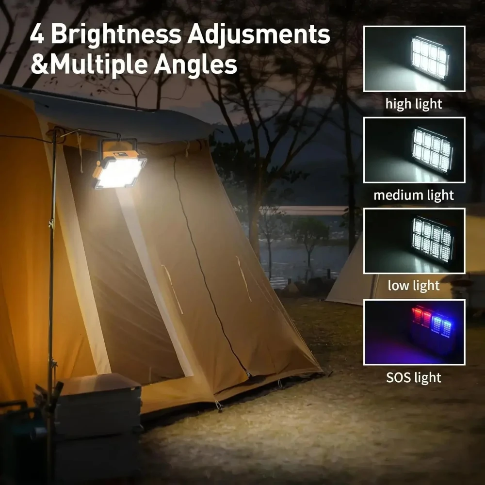 144LED 10000LM Перезаряжаемый  – обзор и цена Zumtobel Outdoor Lighting