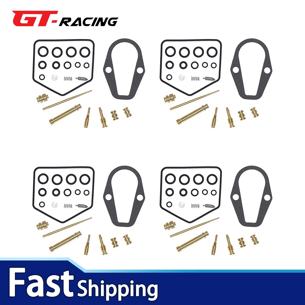 

4Set For Honda CB500K 1971-1973 CB500 Four，CB500K Carburetor Repair Kit Floating Needle Gasket Rubber Parts