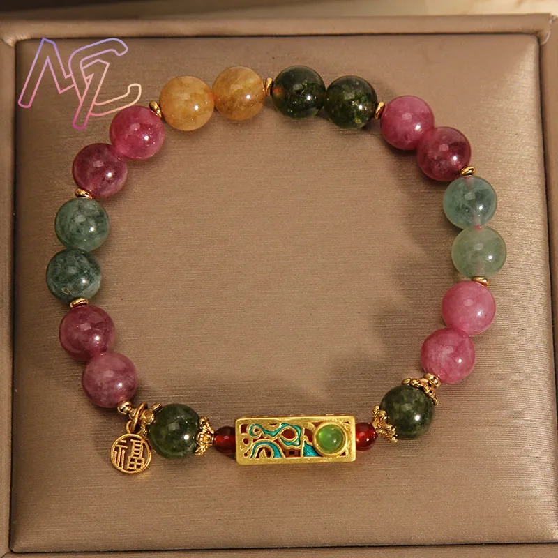 Natural Jade Agate Bracelet Exquisite Flower Design Young Girls Fashion Jewelry Real Gemstone Best Holiday Gift