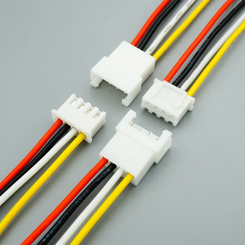 

Комплект разъемов «папа/гнездо» JST XH 2,5 мм XHP, корпус 2–10 контактов с обжимными проводами SXH-001T-P0,6 Клемма B2–10B-A