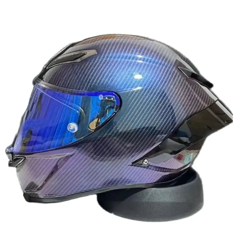 Casco Integral PISTA GPRR de ABS de Alta Resistencia, para Motociclismo de Carreras y Carretera, Casco Protector para Motocicleta