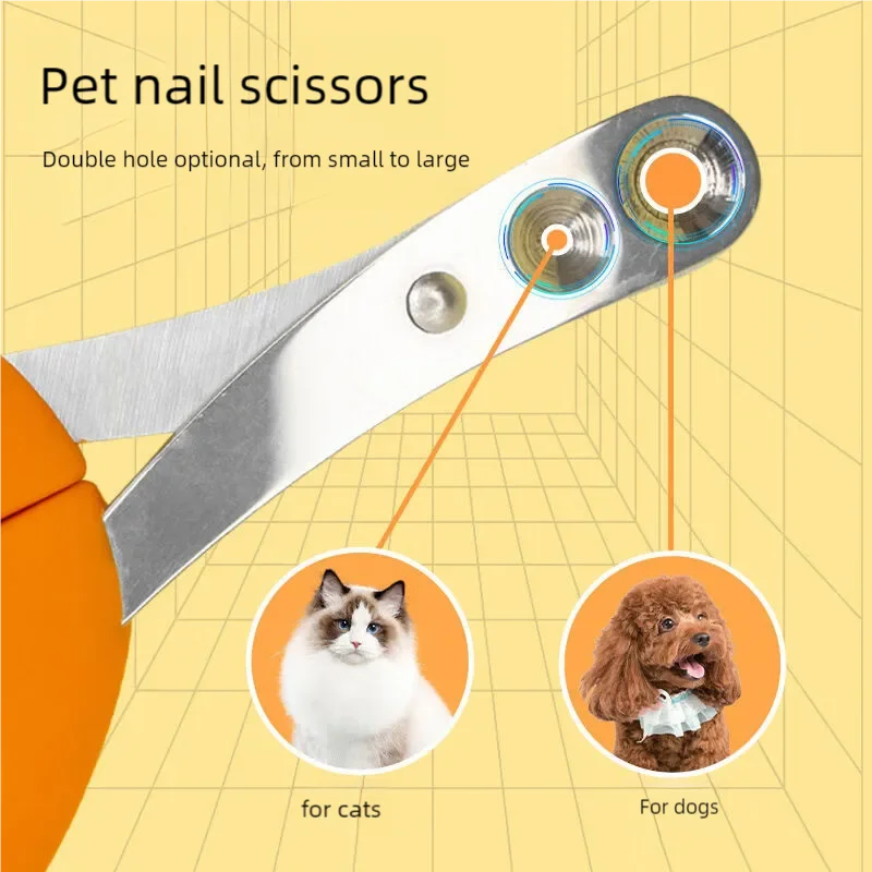 

Circular hole Cat Nail Scissors Professional Pet Dog Nail Clippers Toe Claw Trimmer Pet Grooming Supplies Products for Small Dog