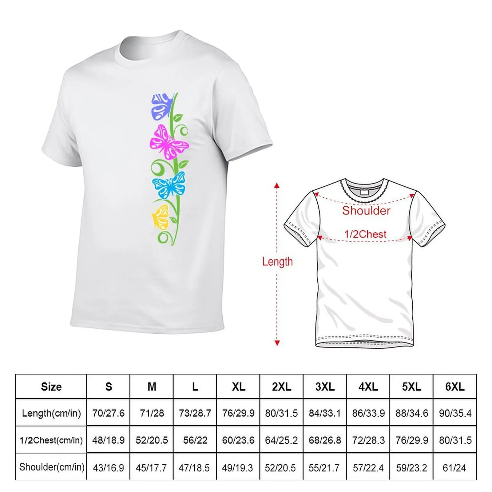 Butterflies T-Shirt customs design your own boys animal print t shirt for men