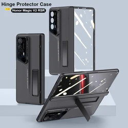 Original GKK Hinge Protector Case for Honor Magic V2 RSR Porsche Design Phone Cover Shockproof Magnetic Capa Anti peeping Funda