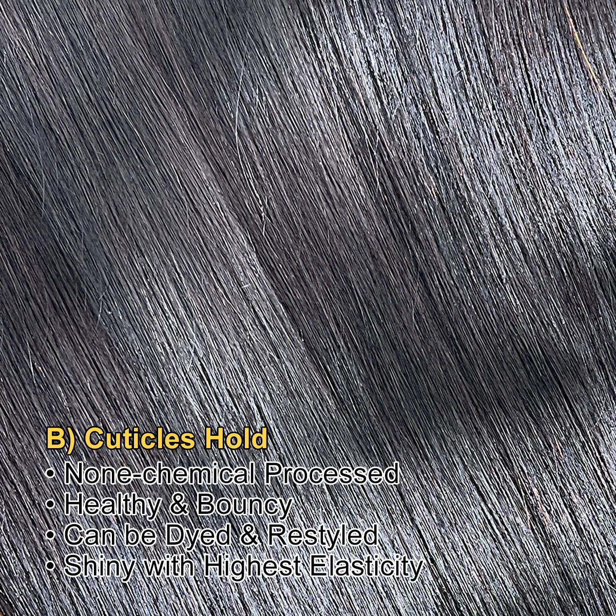 16A Vietnamesische, glatte, unbehandelte Echthaar-Bündel, 100 % unbehandeltes Echthaar, Haarverlängerungen, 30–36 Zoll, 1/3/4 Stück, für Damen. – Detail 4