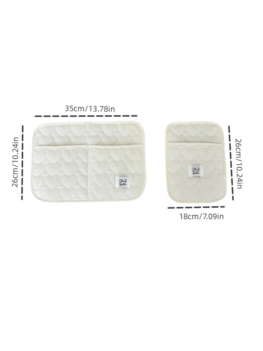 1 piece of baby white diaper storage bag portable baby toy storage bag