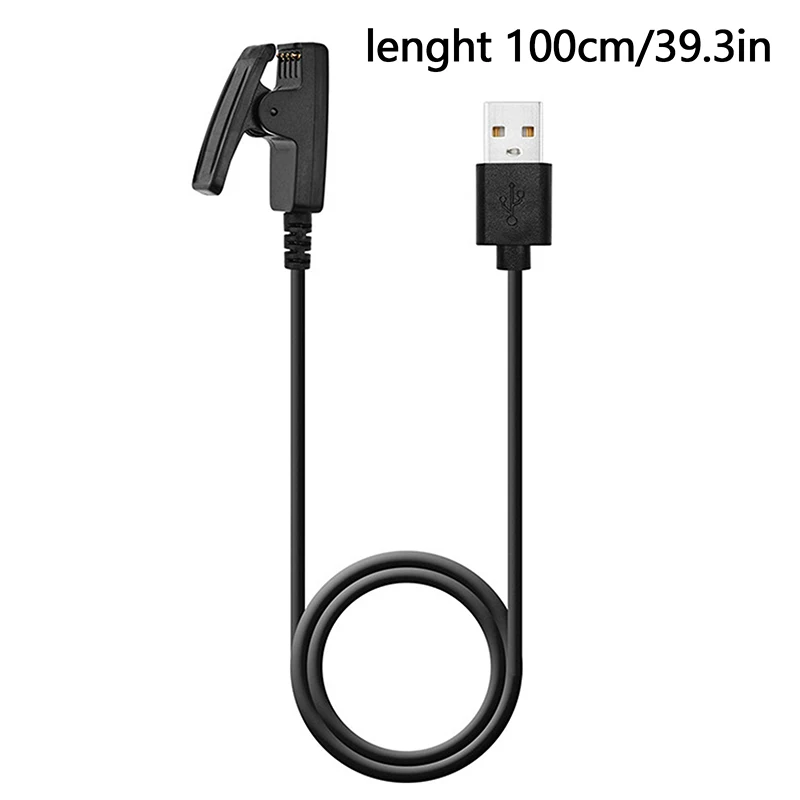 Kabel Data pengisi daya dasar klip Data kabel pengisian 5V 735xt kabel pengisian untuk Forerunner 645 630 S20 pengisi daya Garmin235