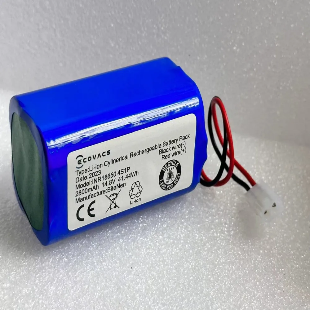 14,4 V 4800 mAh Li-ion batterij toepasbaar Xiaomi MIJIA Mi robotstofzuiger Basic G1 MJSTG1, SKV4136GL H18650CH R30 R35