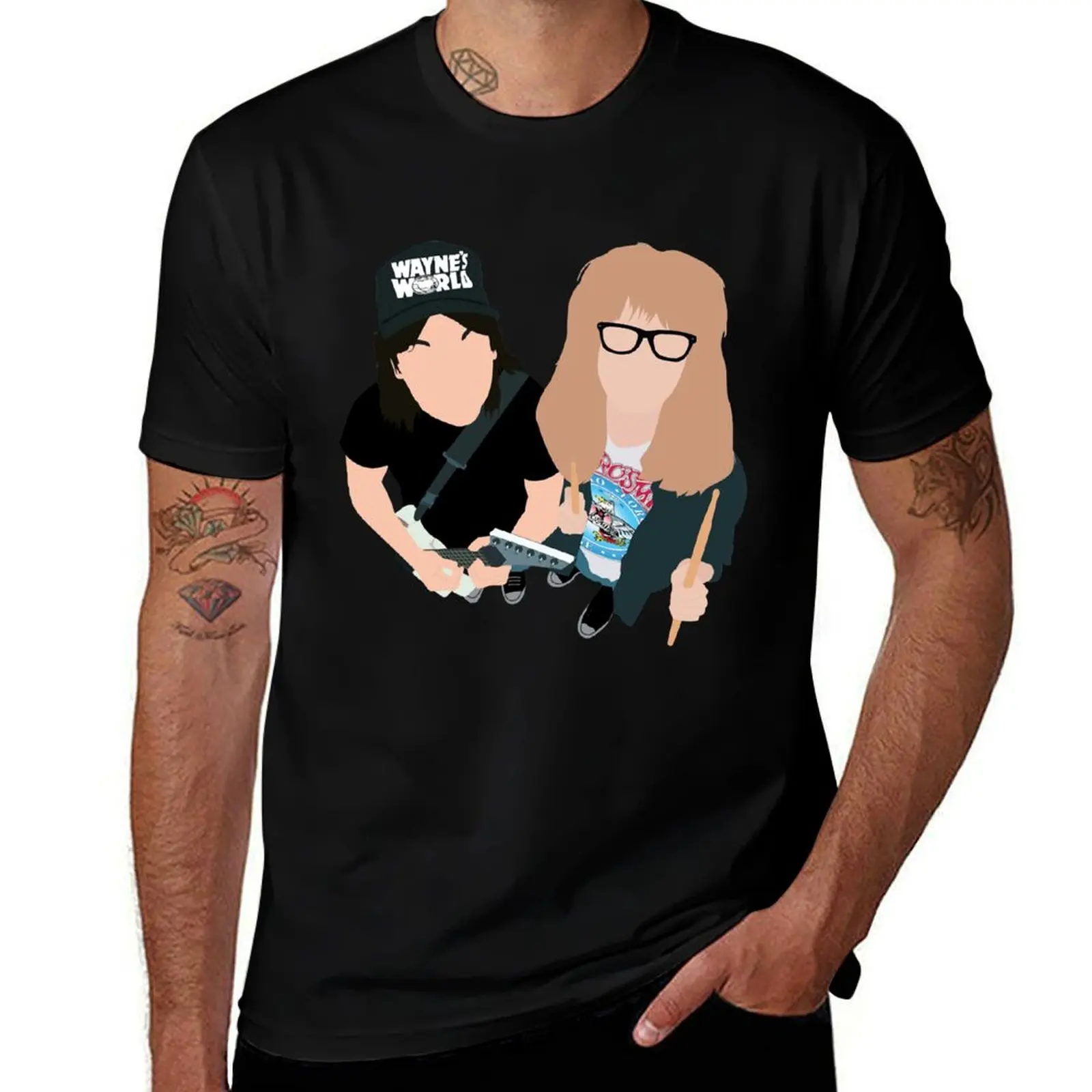 Secrets About Wayne's World T-Shirt Street Style Casual Tee Shirt T-Shirt