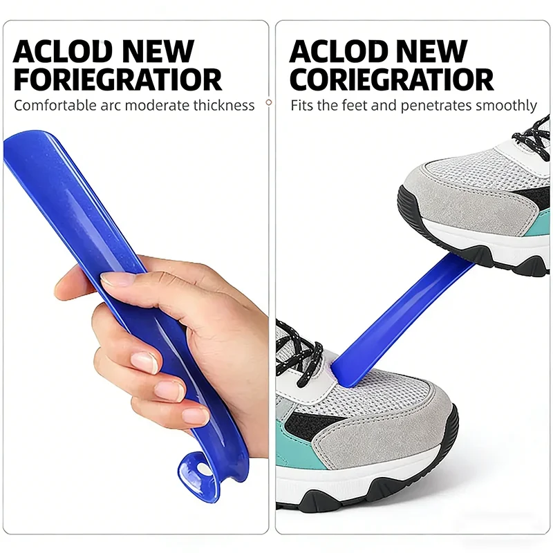 Extra Long Plastic Shoehorn Hotel Household Shoe Insertion Aid Lazy Shoe Horn Draw Helper Shoe Wearer Shoe Lifter image 5