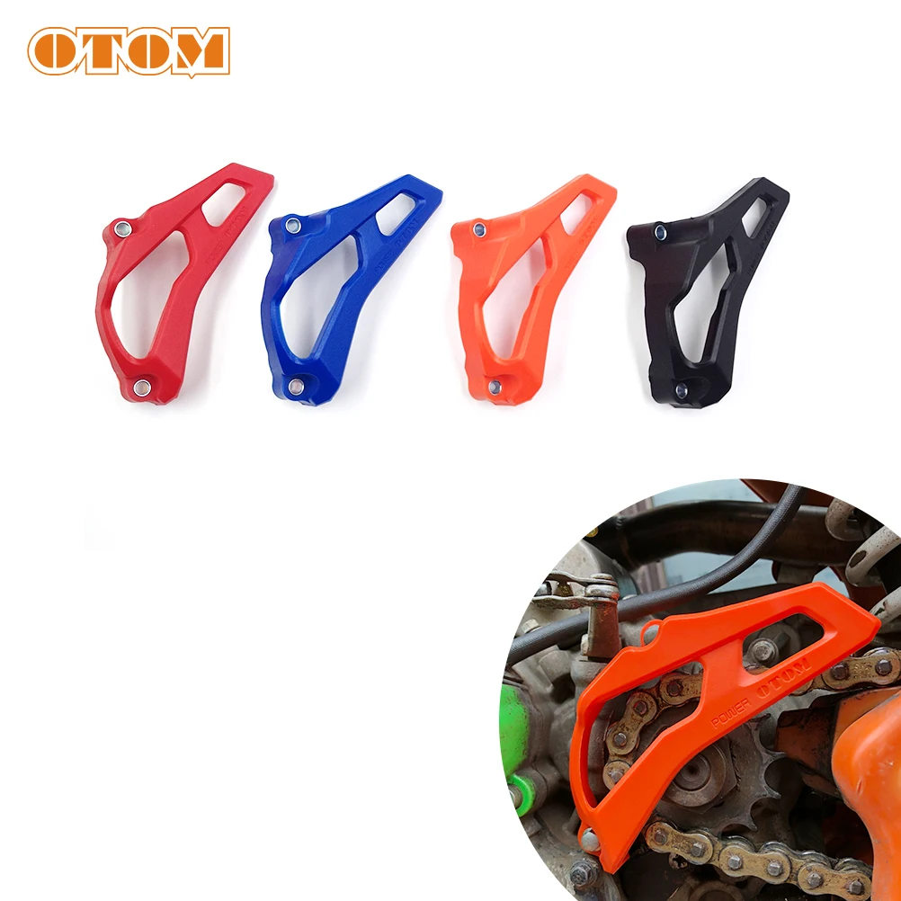 OTOM Motorcycle Front Sprocket Cover Chain Protector Guard For Zongshen NC250 NC450 250cc 450cc Kayo Kews Avantis Universal Part