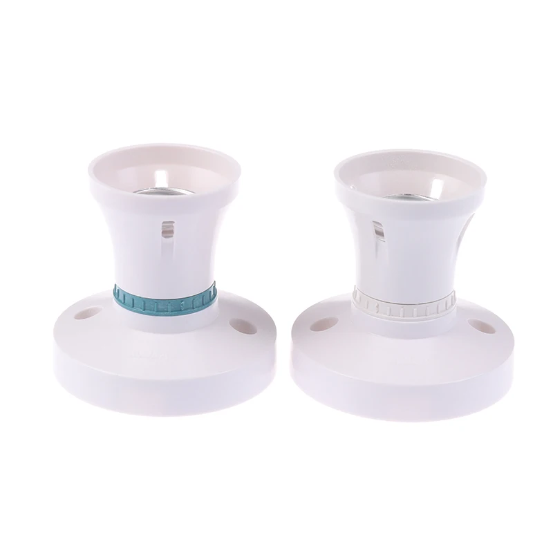 High-Power E27 LED Ceiling Lamp Holder round Desktop Lighting Base Socket Heat Resistant Screw Head for Home