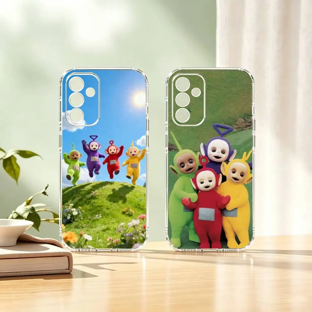 Lovely Cartoon Teletubbies gift  Phone Case For SamsungA10,12,20,21S,30,31,40,50,51,52,70,71 Transparent Cover