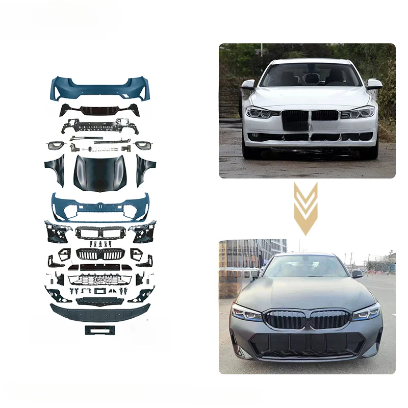 High Quality Plastic Body Kit With Fog Light For 3 Series F30 F35 2013-2019 Direct Fit Car Modification Accessories
