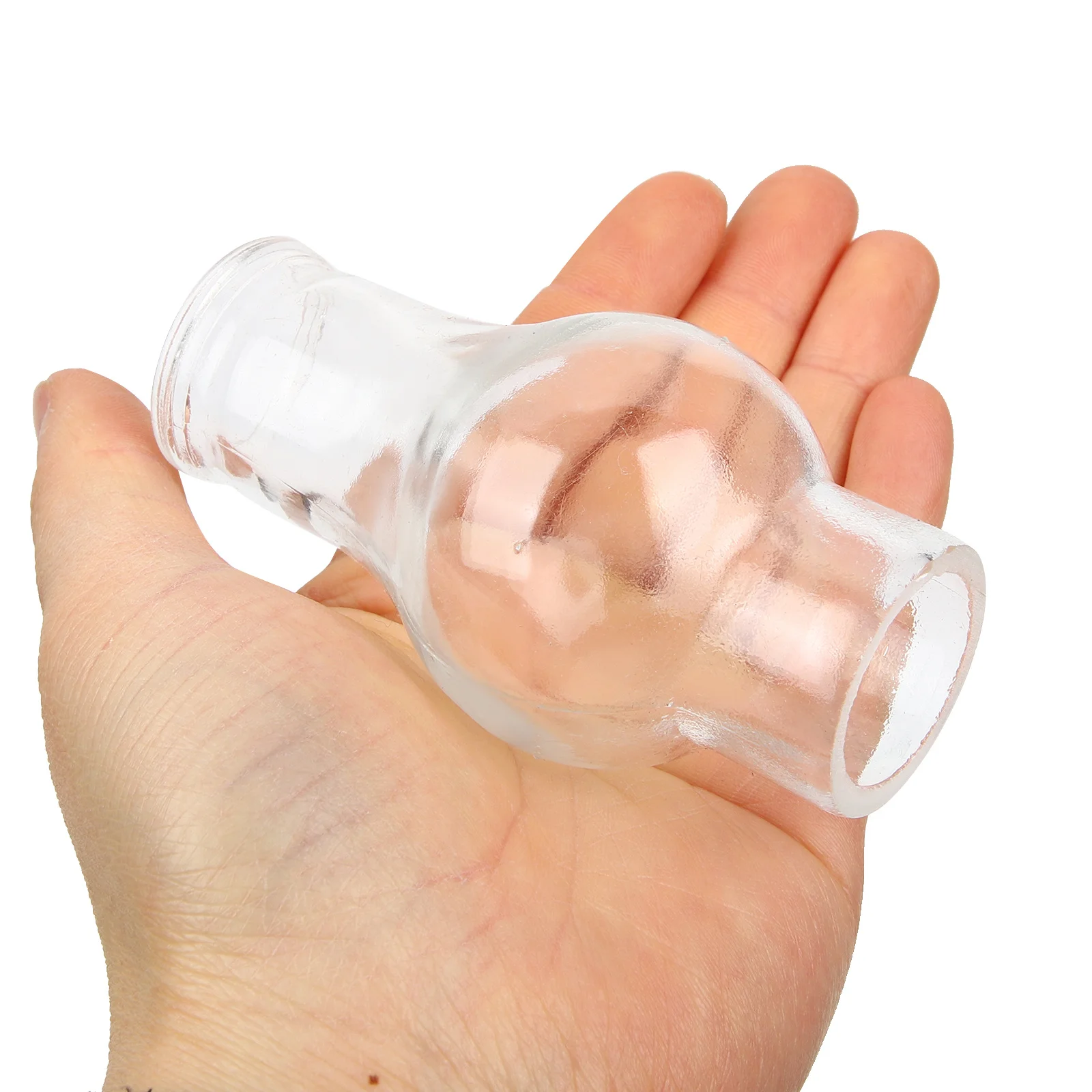 غطاء مصباح زيتي زجاجي شفاف مقاوم للرياح سميك ومقاوم لدرجات الحرارة العالية لاستبدال المصباح واستخدام الديكور المنزلي