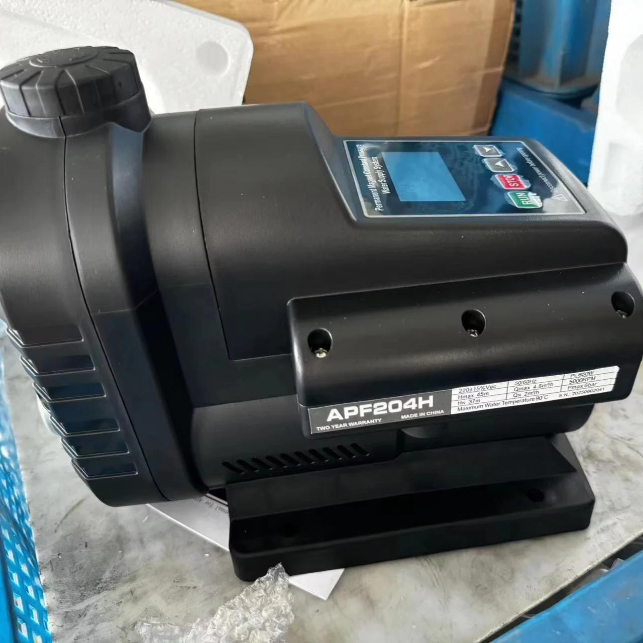 

APF204 Smart Electric Booster Pumps Customizable OEM Permanent Magnetic Variable Frequency Centrifugal Made Steel for Liquid