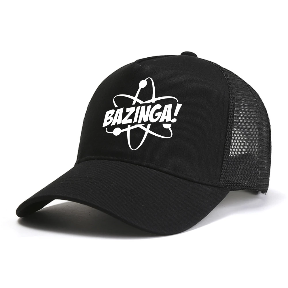قبعة بيسبول مطبوعة من بازينغا صيفية للرجال والنساء قبعات رياضية كاجوال قابلة للتنفس قبعة شمس خارجية قابلة للتعديل قبعات سائقي الشاحنات الشبكية الرائعة