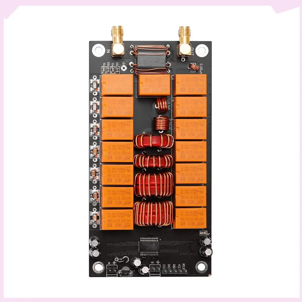 B24B Mini ATU-100 Antenna Tuner 1.8-50Mhz Automatic Antenna Tuner +OLED Firmware Programmed Amplifier Receiver