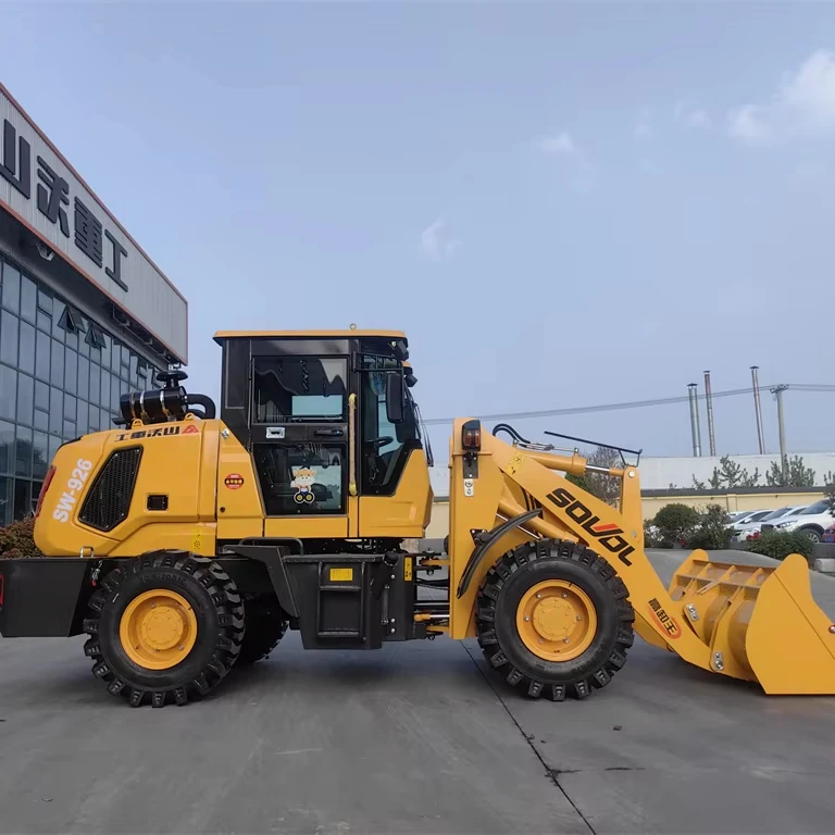 2024 SOVOL SW926 CE small mini loader cargadora de ruedas 0.8ton 1ton 1.5ton 1.8ton 2ton  EPA engine wheel loader