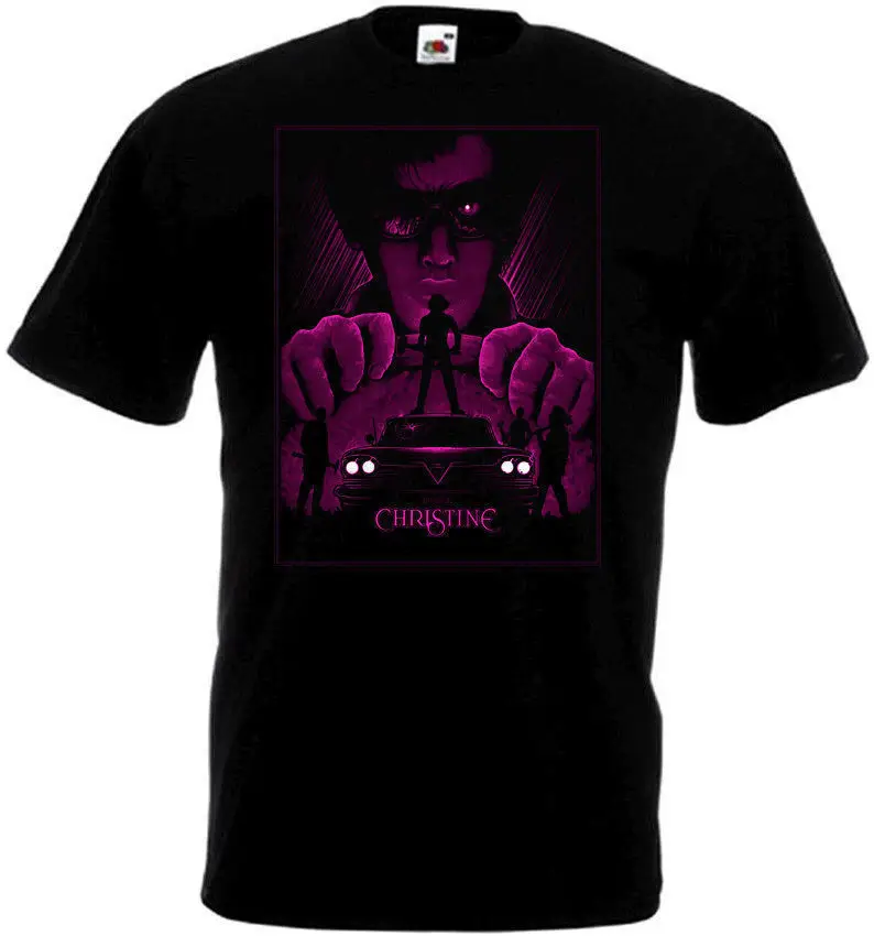 Christine v9 T shirt black movie poster all sizes S-5XL