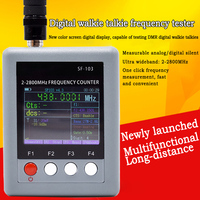 SF-103 DMR  Signal Testable  2MHz-2800MHz  Digital Frequency Counter CTCSS/CDCSS Frequency Meter Wide Range Frequency