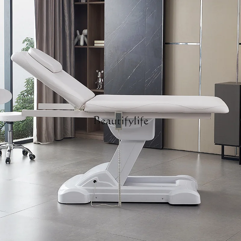 04 * العلاج الطبيعي الكهربائي سبا زيت التدليك تعديل رفع السرير مع ثقب الوجه خاص