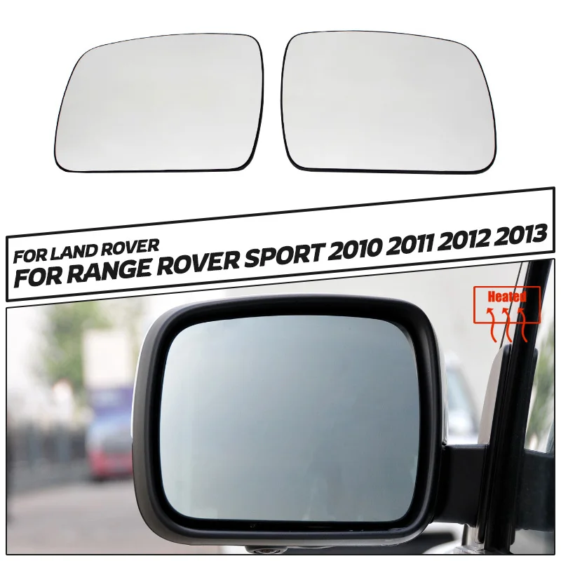 

Replacement Land Rover Discovery 4 Range Rover Sport 2010-2013 Left Right Side Car Glass Heated Rearview Mirror Glass