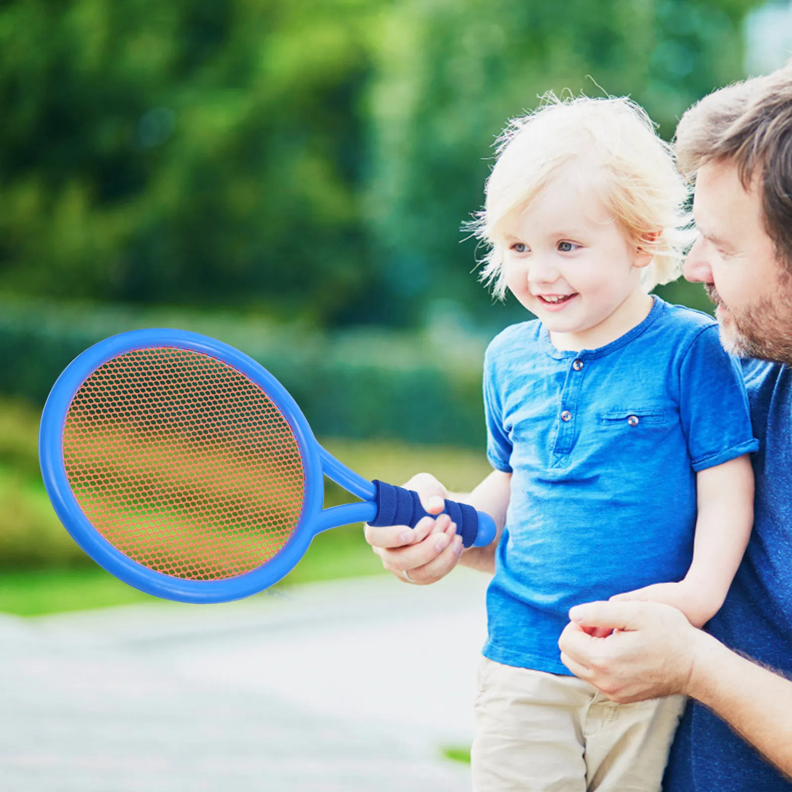

1Set Kids Badminton Racket Set Made of Premium Safe Materials Easy to Hold Portable Outdoor Indoor Sports Equipment for Family