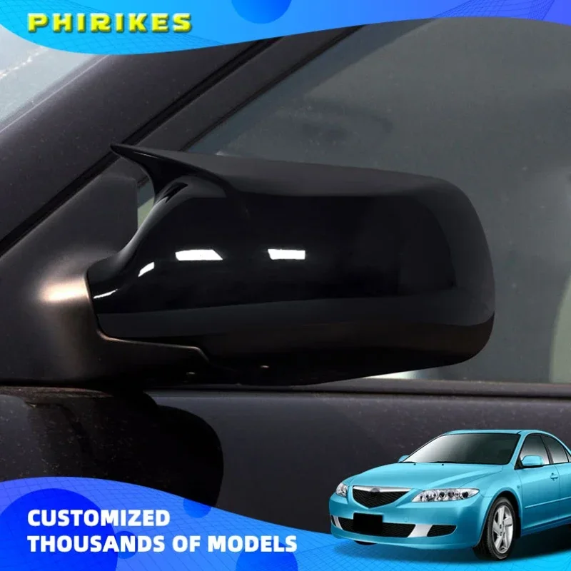 

Car Wing Door Outside Mirror Covers Caps Rearview Mirror Shell Housing For Mazda 3 M3 2003 2004 2005 2006 2007 2008 2009