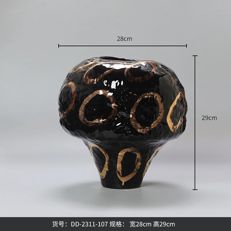 Vaso in ceramica Jingdezhen ornamento soggiorno composizione floreale vaso di ceramica retrò arte creativa idroponica wabi sabbia vento Chine