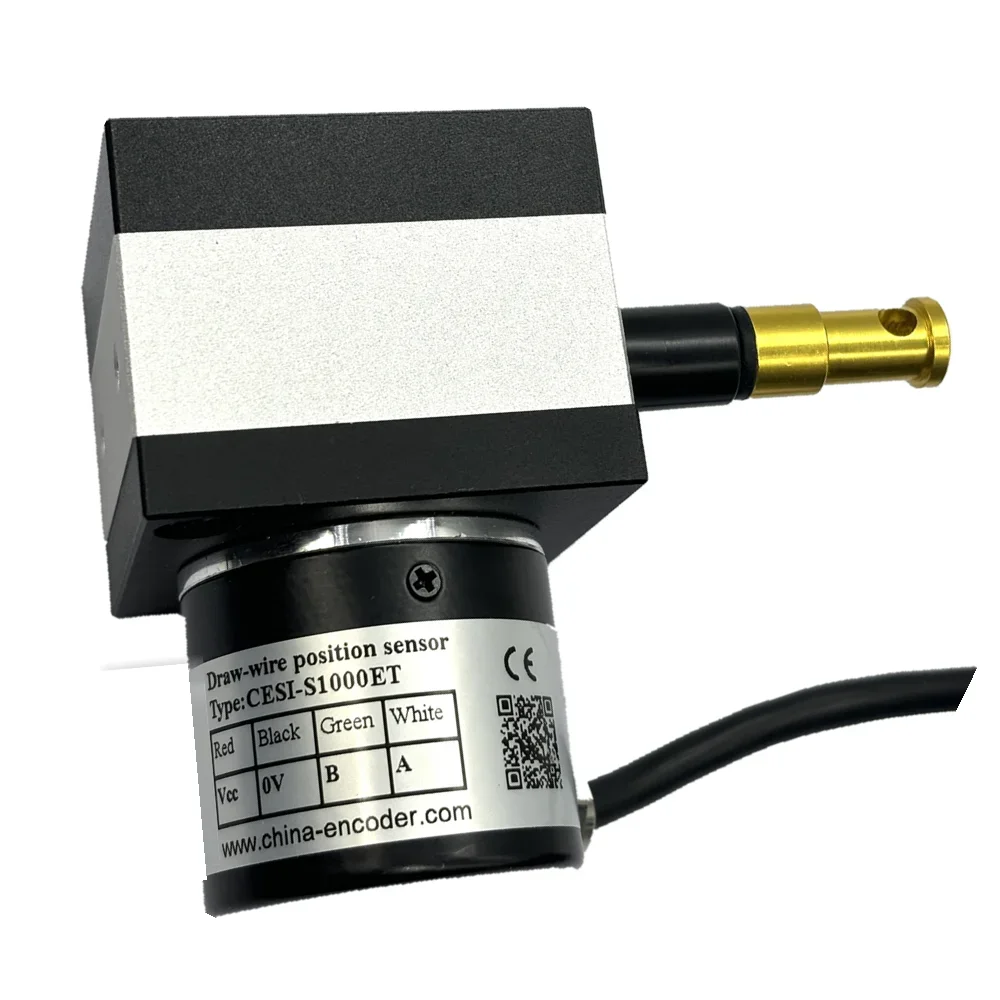 CALT Synchronous displacement measurement Incremental draw wire position sensor encoder CESI-1000mm